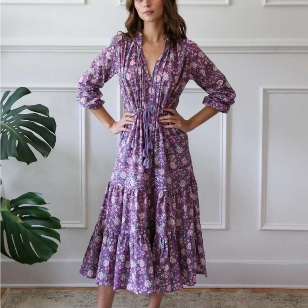 Mille Resort & Travel Astrid Dress in Purple Rose